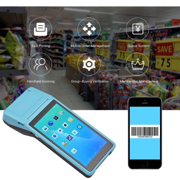 All In One Handheld PDA Printer Smart POS Terminal Wireless Portable Printers